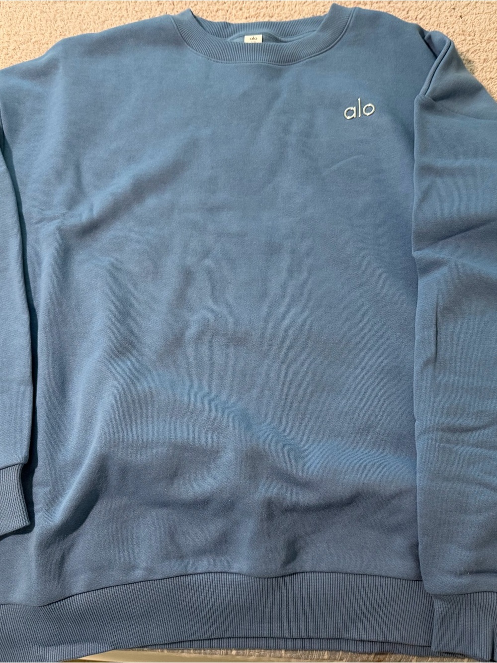NWOT 🌈ALO Yoga Accolade Crewneck Sweatshirt in California 💙Blue 💙